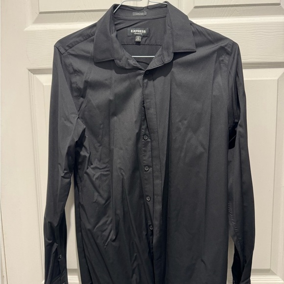 Express Other - Express Black Dress Shirt Smooth Fabric